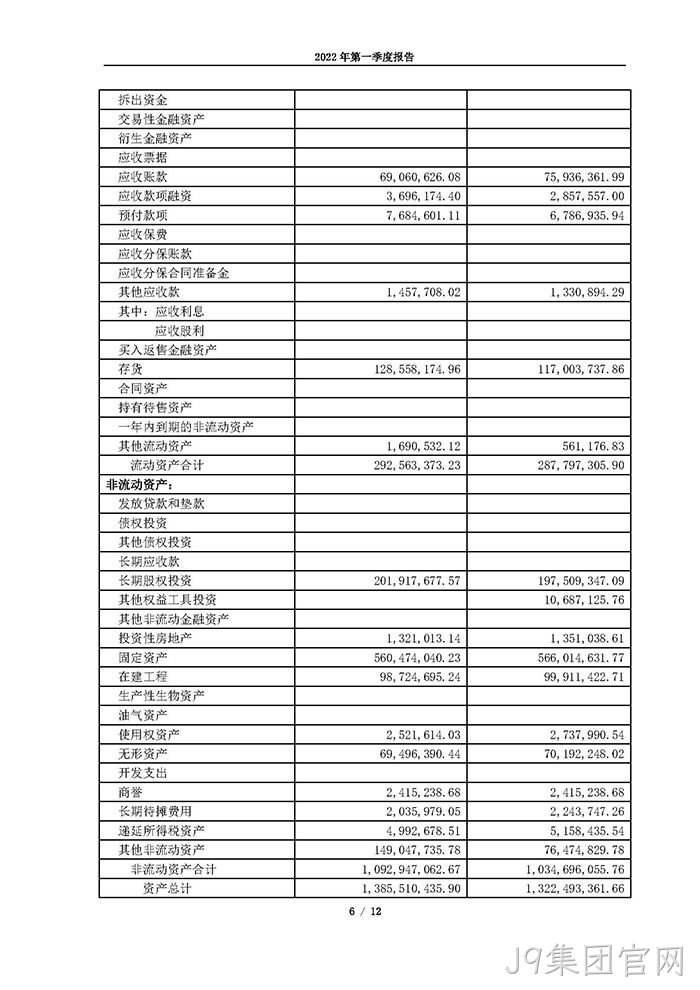 J9集团官网2022年第一季度报告_页面_06